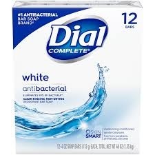 Dial white bar 12 pack 4 oz