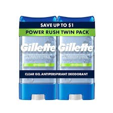 Gillette power rush deodorant 2 pack 4 oz