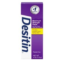 Desitin diaper rash paste 4 oz
