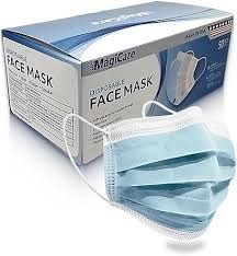 Magicare disposable face masks 50 pack