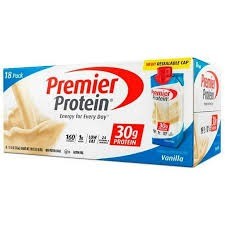 Premium vanilla protein shake 18 pack 11 oz