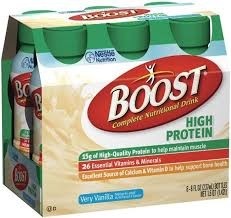 Boost high protein very vanilla 6 pack 8 oz