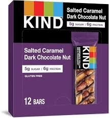 Kind protein salted caramel & dard 12 count 1.4oz