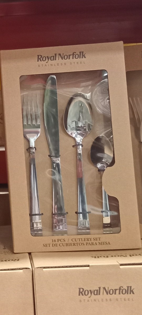 Royal norfolk 16 piece cutlery set