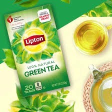 Lipton green tea clear 20 count 36gr.