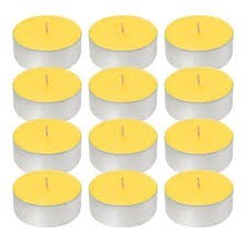Citronella tealights 12 count.