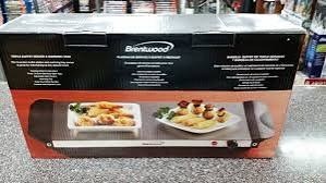 Brentwood triple buffet server