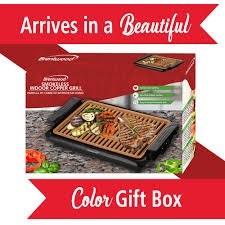Brentwood indoor electric copper grill