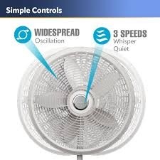 Lasko osc stand fan 15 three speed