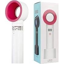 Packet freeze portable bladeless fan white