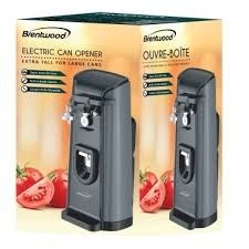 Brentwood black electric can opener