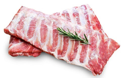 Danish pork ribs 1.340kg
