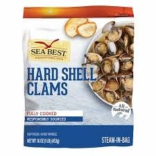 Sea best hard shell clams 16 oz