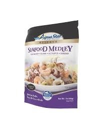 Aqua star premium seafood mix 16 oz