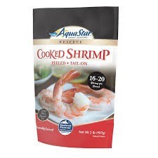 Aqua star cooked shrimp 16/20 16 oz
