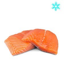 Frozen salmon sinless portion