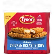 Tyson family oack crispy chicken trips 40 oz