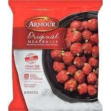 Armour eckrich deli cooked meatball  64 oz