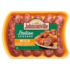 Johnsonville mild italian sausage 19.76 oz