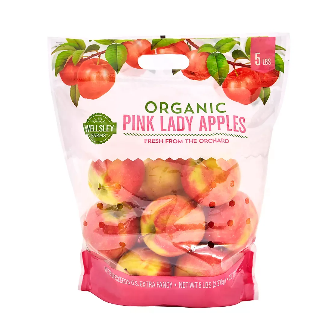 Organic lady  pink apple 32