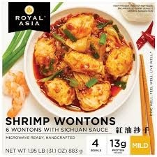 Royal asia shrimp wonton 1.95lb
