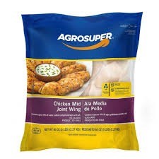Agrosuper chicken mid joint wing 5lb