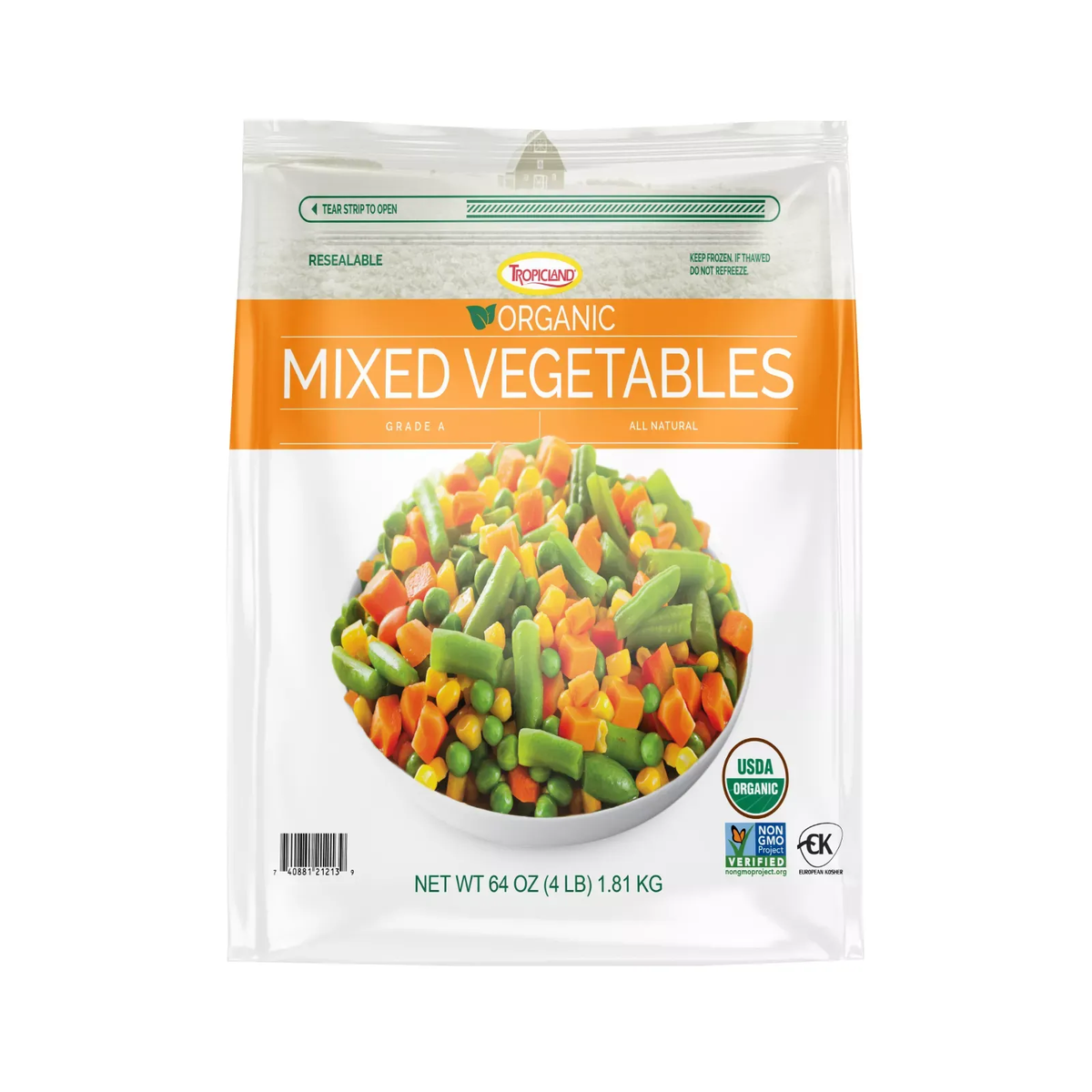 Tropicland 5 way mixed vegetables 2268gm