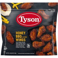 Tyson bbq flavored wings 64oz