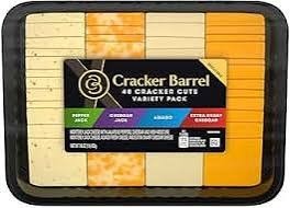 Cheese cracker barrel cracker cuts 16 oz variety pack