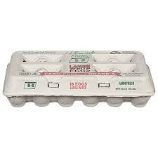 Hillandale farms fresh shell eggs 18 pack