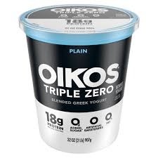 Oikos plain blended greek yogurt 32oz