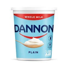 Dannon plain yogurt 32 oz