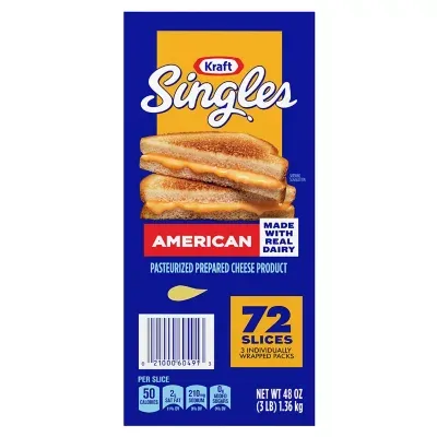 Kraft american singles 3lb