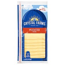 Crystal farms muenster shingles 7oz