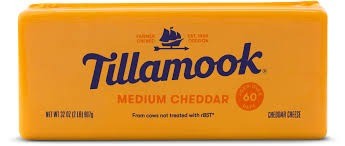 Tillamook medium cheddar 2lb