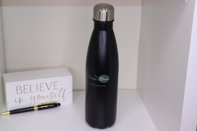 Stainless Steel People's Brand Water Bottle
