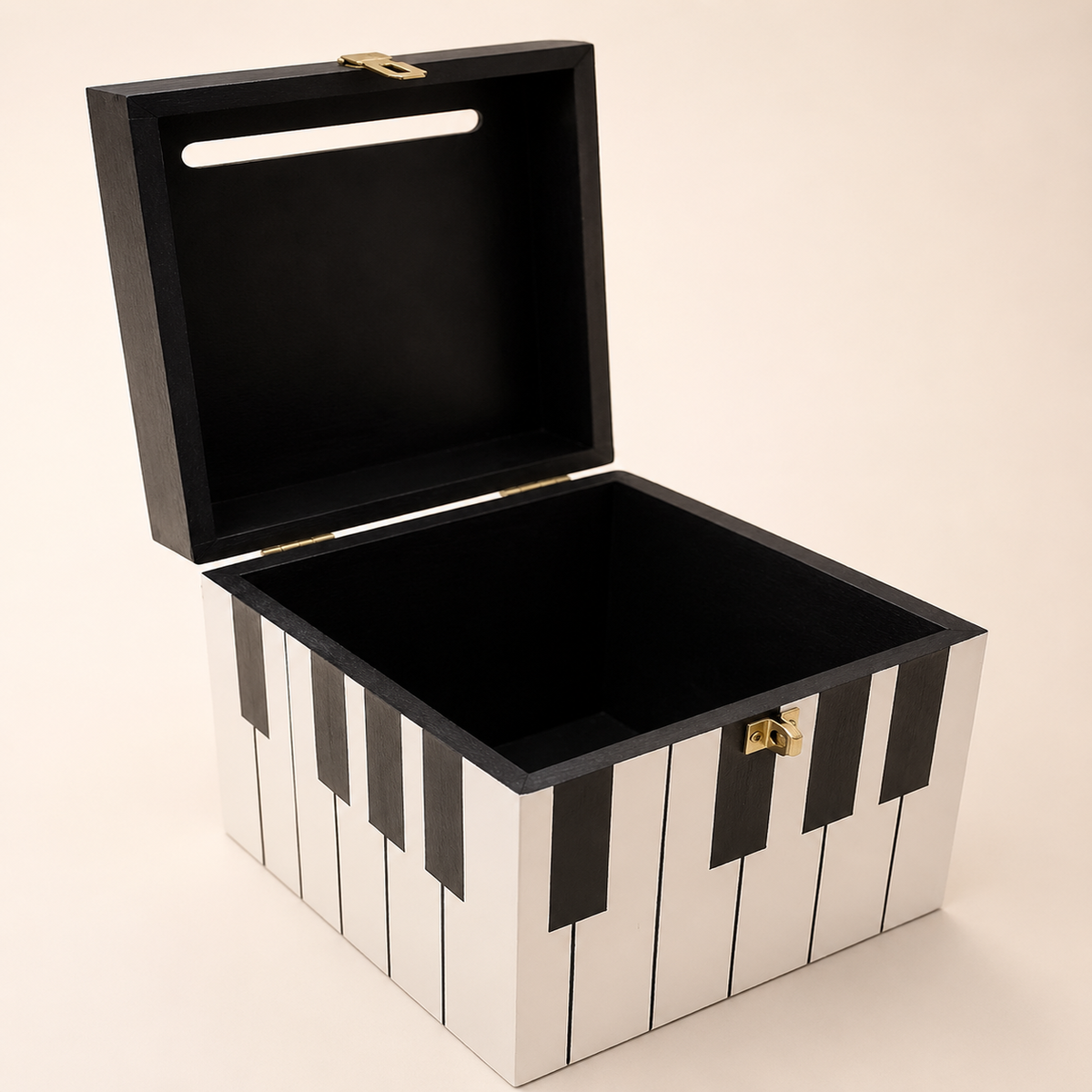 Caja de madera Piano
