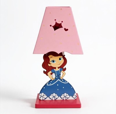 Lámpara madera Princesa Sofia.