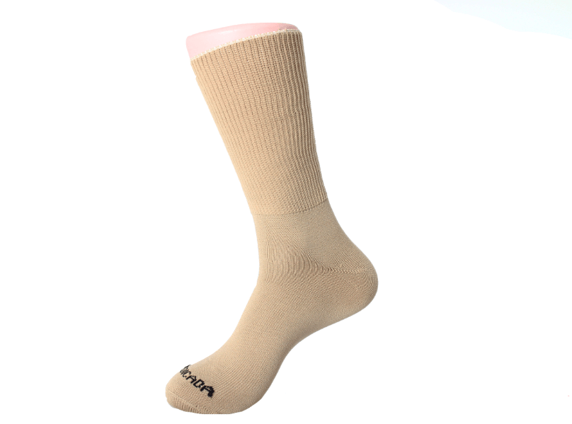 Calcetin Medicado Calado Beige