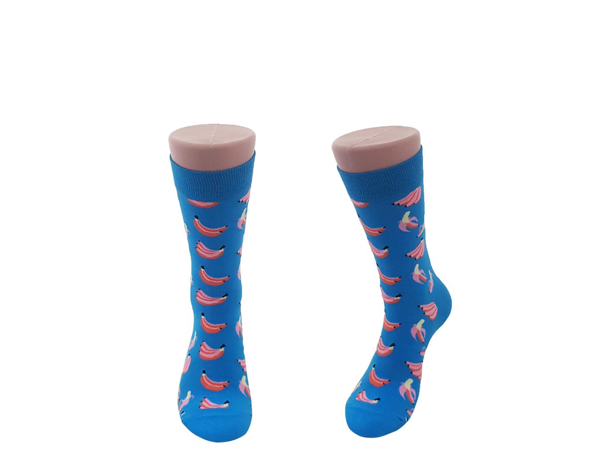 Bananos fondo turquesa