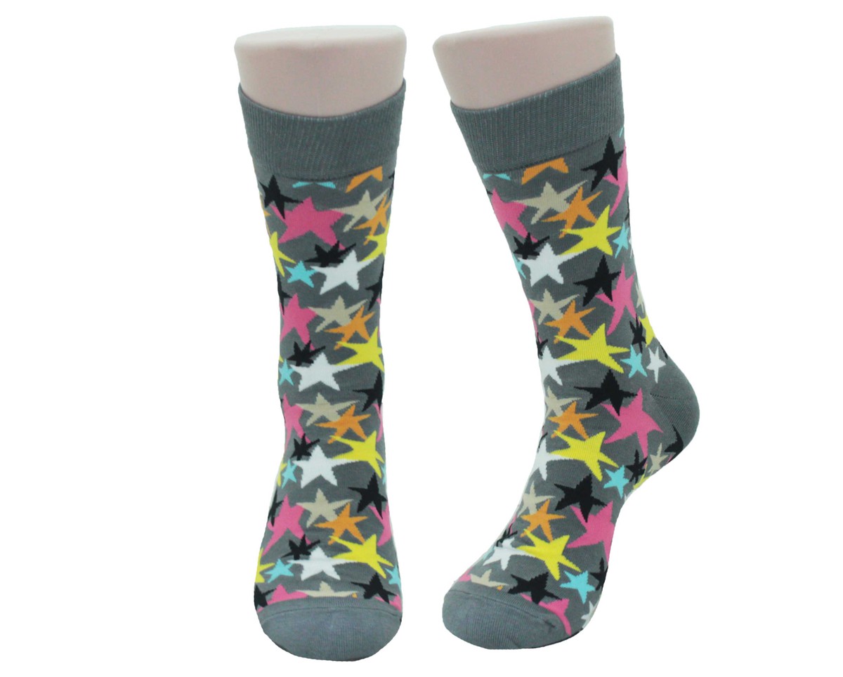 Estrellas fondo gris