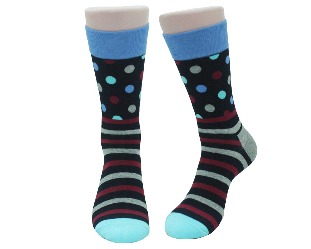 Polka rayas vino gris