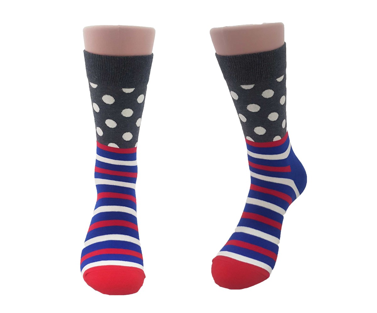 Polka rayas roja rey