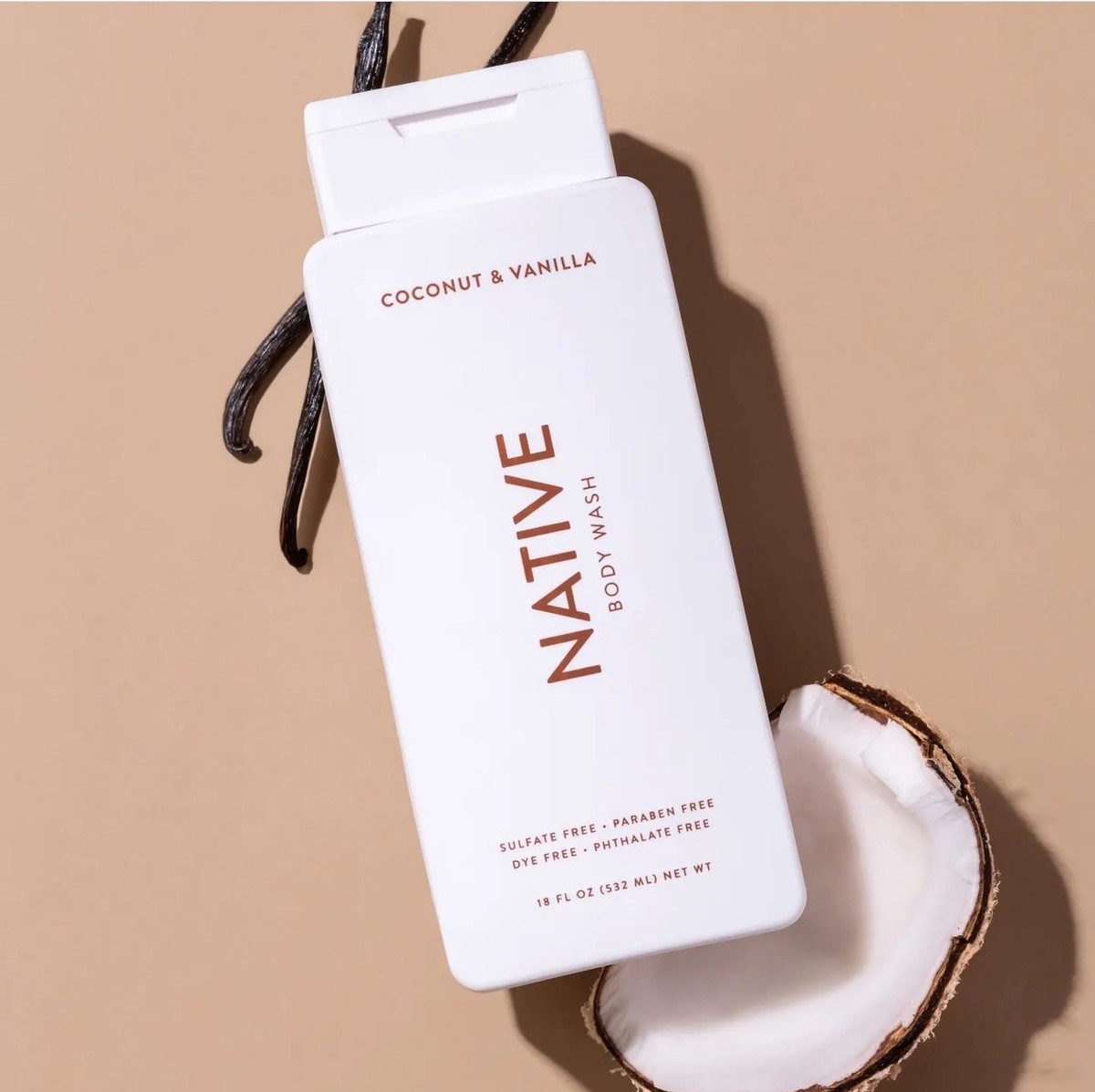 Native Body Wash- Coconut & Vanilla