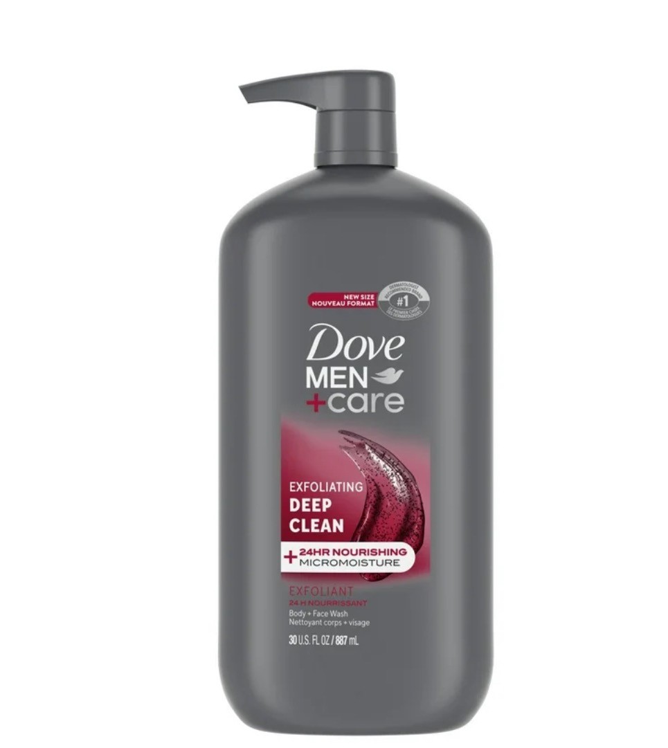 Dove Men Care- Exfolating Deep Clean Body Wash