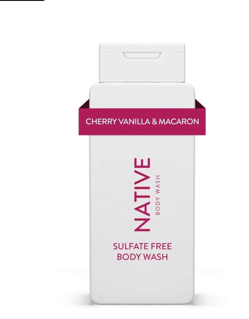 Native Body Wash- Cherry Vanilla Macaron
