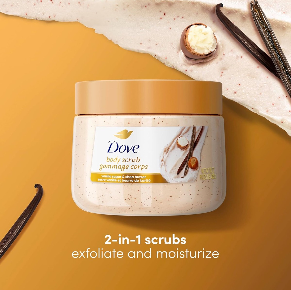 Dove Scrub-Vanilla Sugar