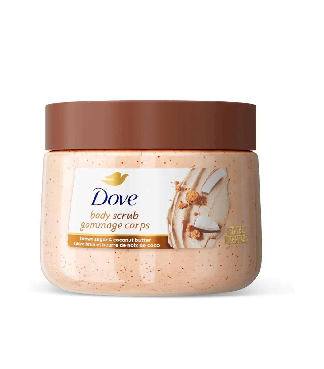 Dove Brown Suagr & Coconut Body Scrub