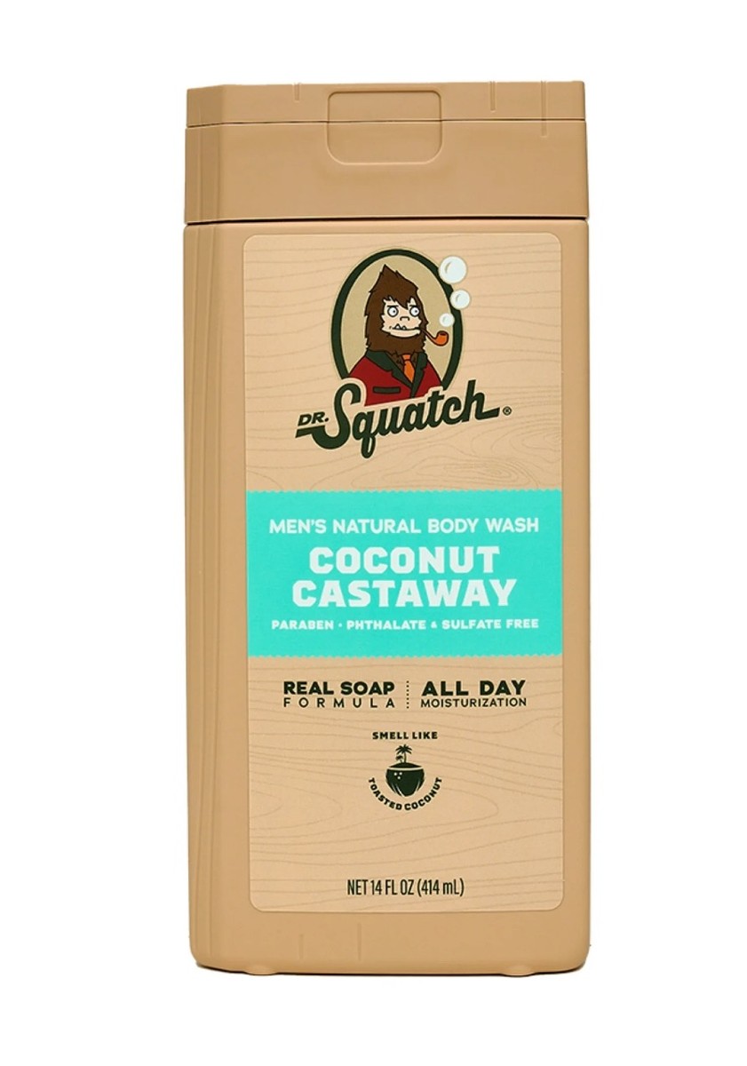 Dr.Squatch Body Wash-Coconut Castaway