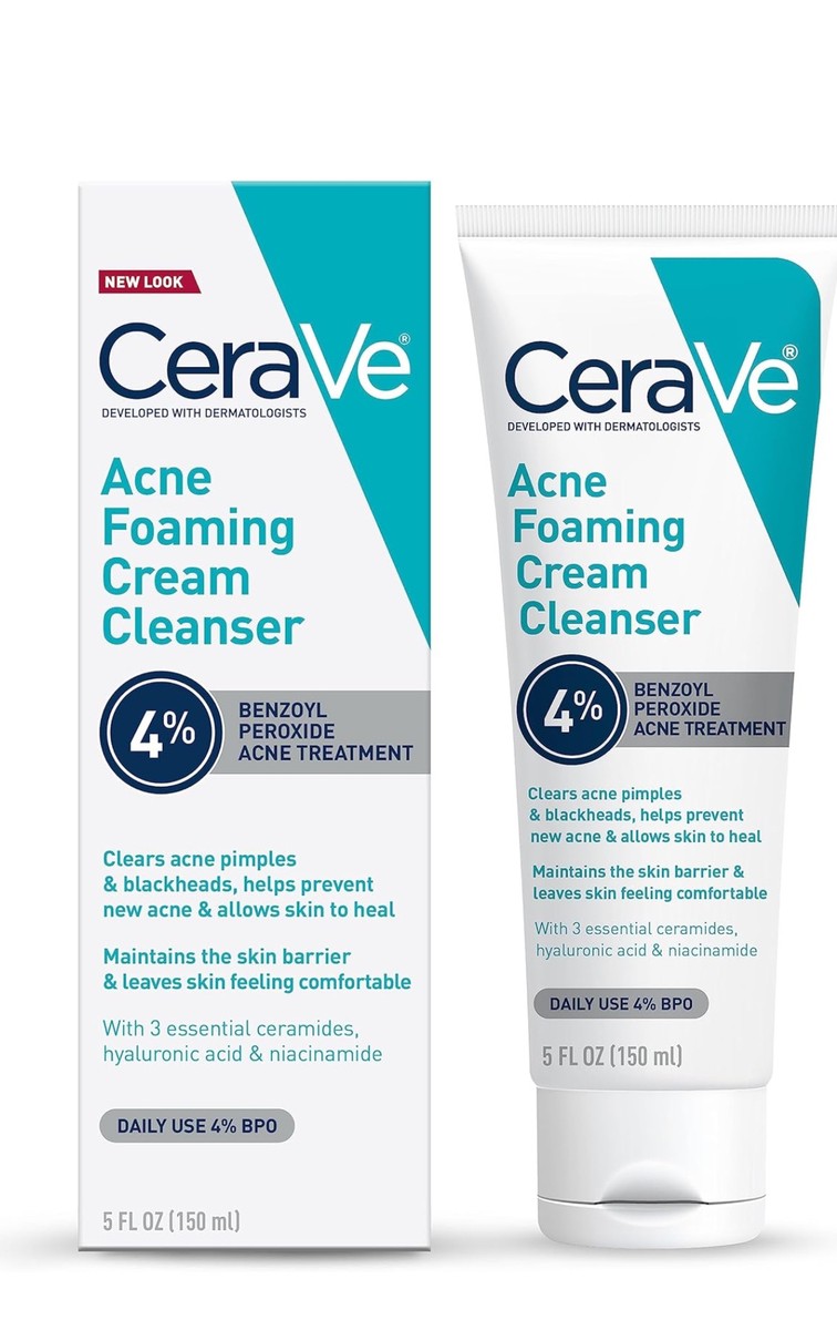 CeraVe- Acne Foaming Cream Cleanser